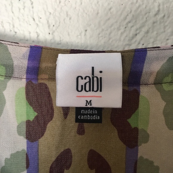 CAbi Escape Mixed Print Dress Size Medium - Picture 12 of 14